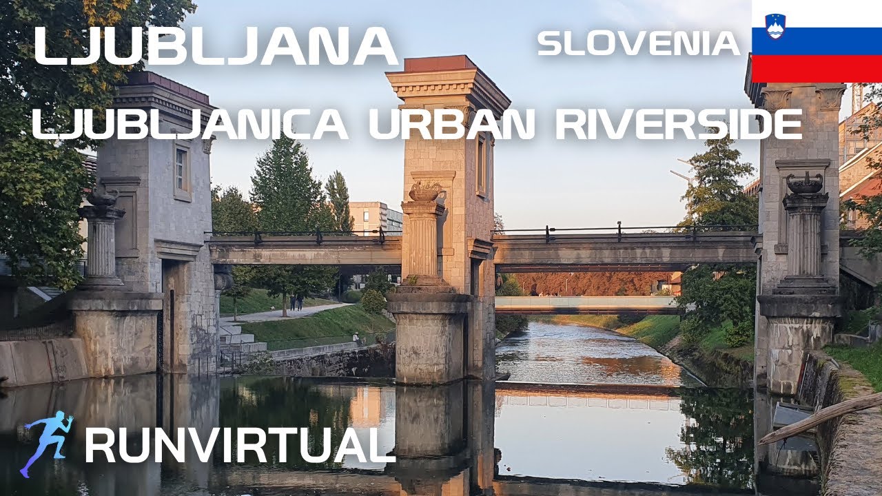 Experience the Urban Riverside of Ljubljana | 4K POV Virtual Run