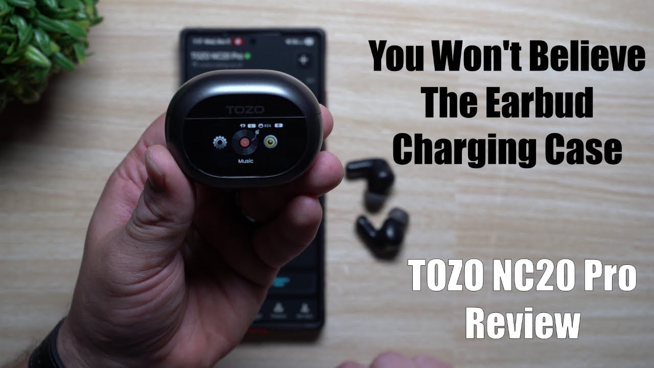 Обзор TOZO NC20 Pro &mdash; вы не поверите, какой умный чехол для зарядки с сенсорным экраном