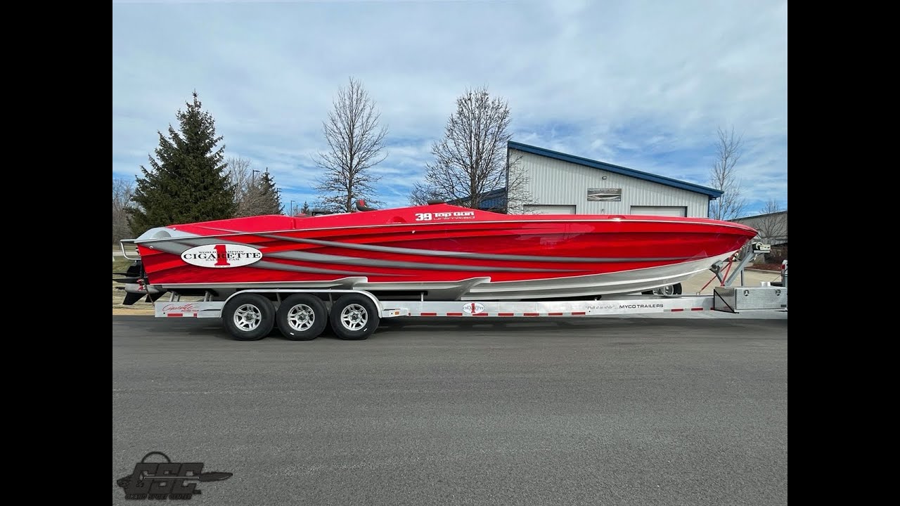 Обзор HOT BOAT! 2010 Cigarette Racing 39 Top Gun Unlimited Custom, с GrandSportCenter.com