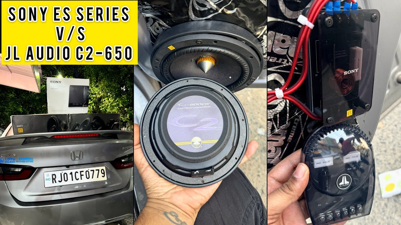SONY ES Series V/S JL AUDIO C2-650 Component Speakers | Detailed Review | Price | बेटर ??
