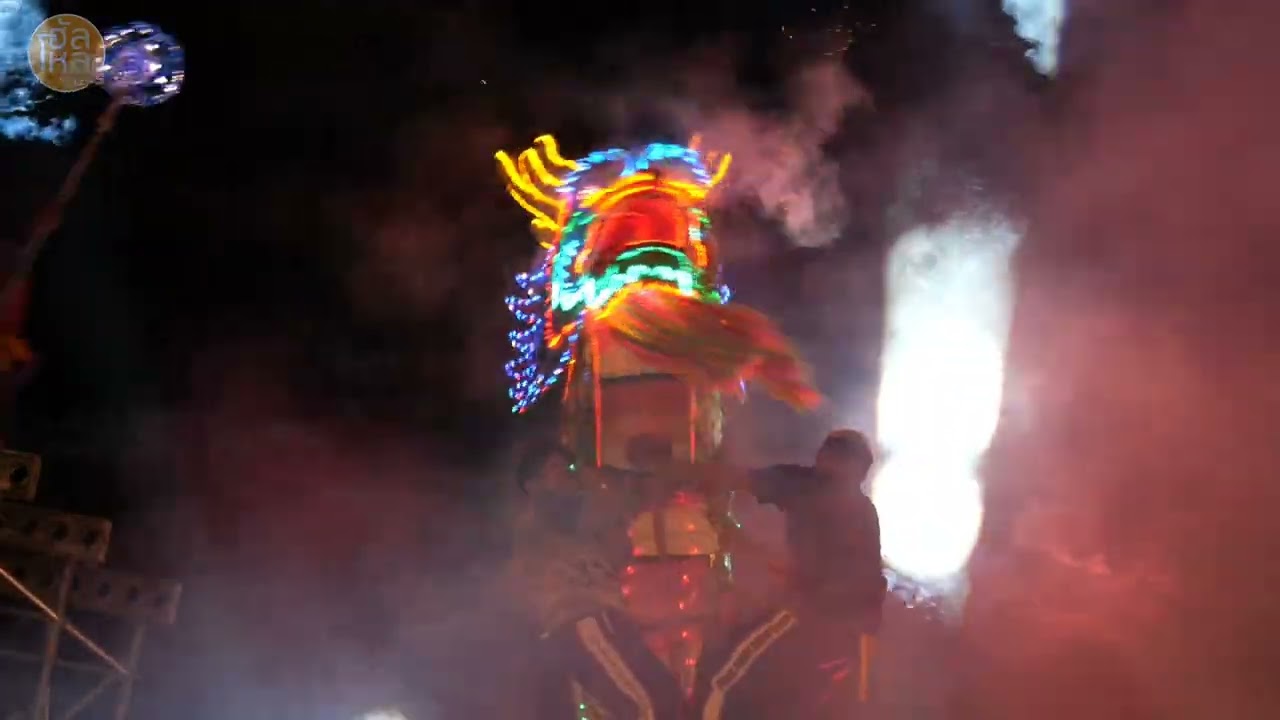 คณะมังกรทองจ้าวพ่อจ้าวแม่ ปากน้ำโพ (ช่วงมังกรทองขึ้นเสา) 110 ปี ตรุษจีนปากน้ำโพ