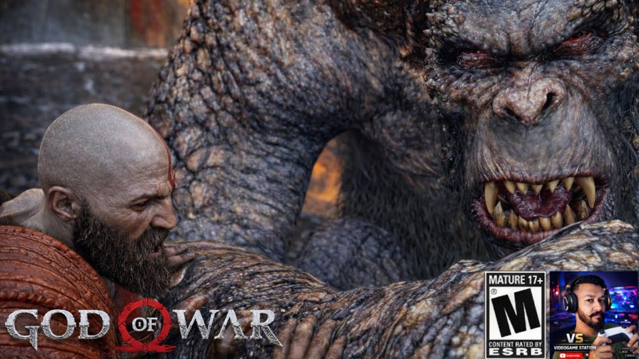 Kratos vs The Beast – A Brutal God of War Showdown