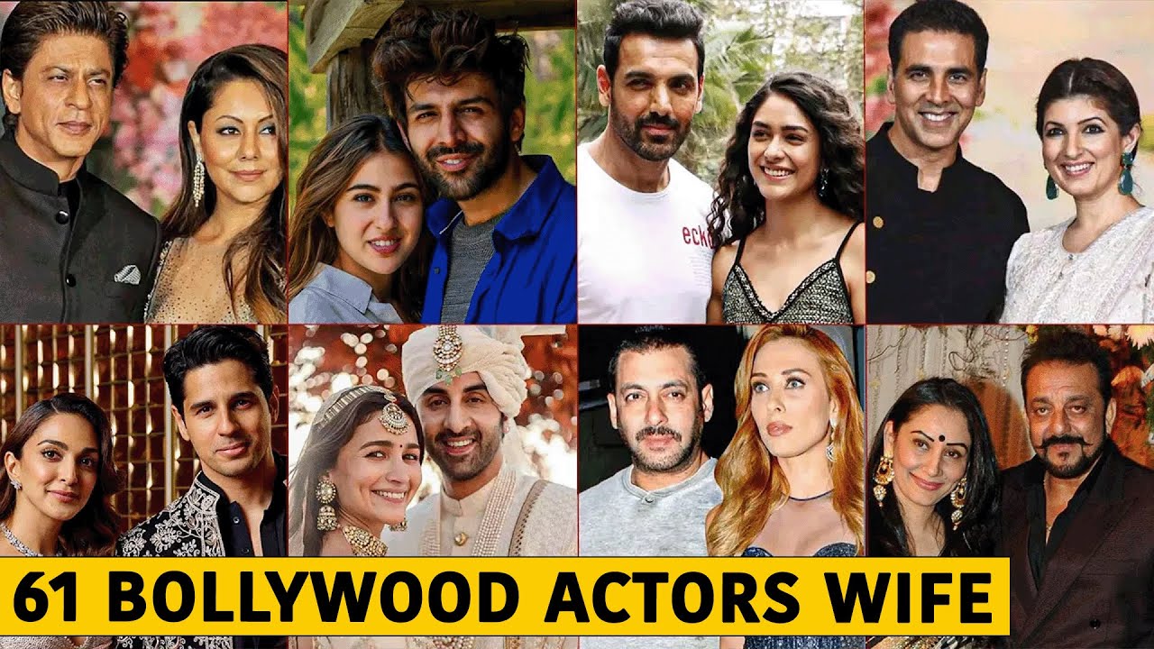 61 Bollywood Actors Wife 2025 | Most Beautiful Wives Of Bollywood Superstars
