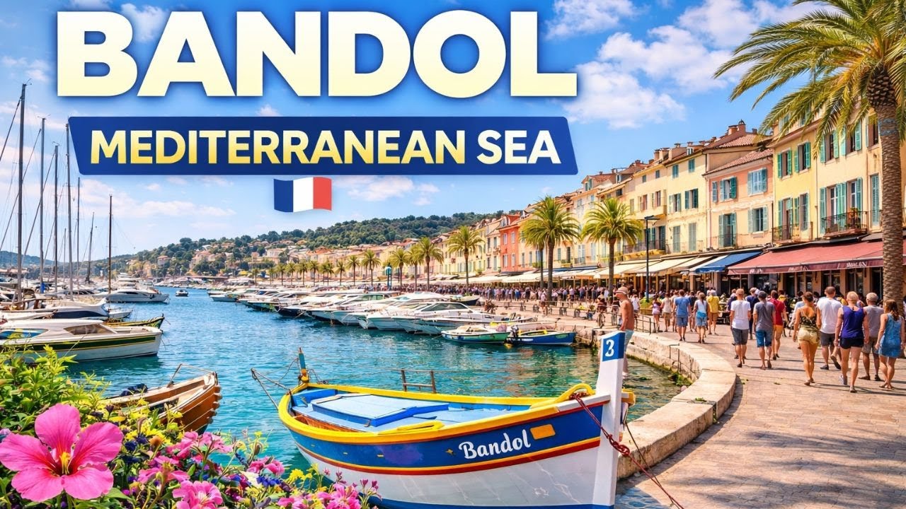 Authentic Mediterranean Village I BANDOL I 5 Min Travel Clips