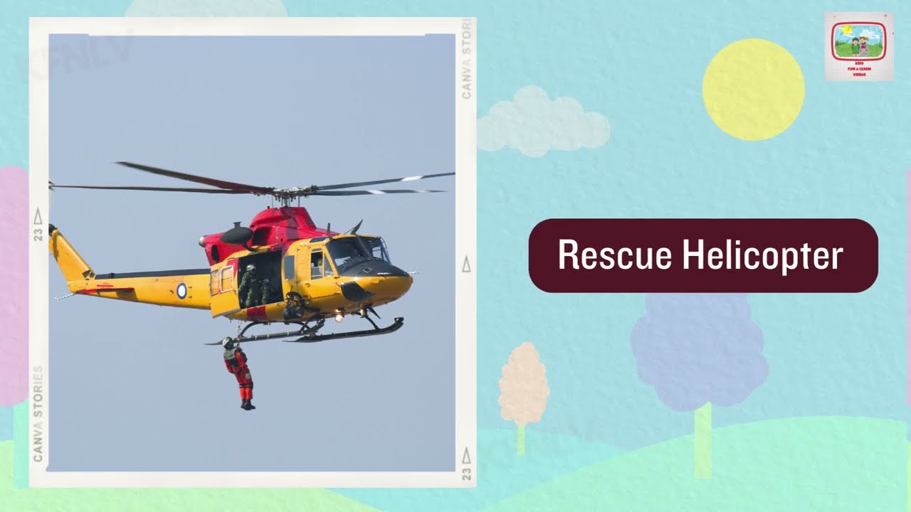 Learn Air Transport For Toddlers In English | Air Transport Pictures With Names | Air Vehicles Name
