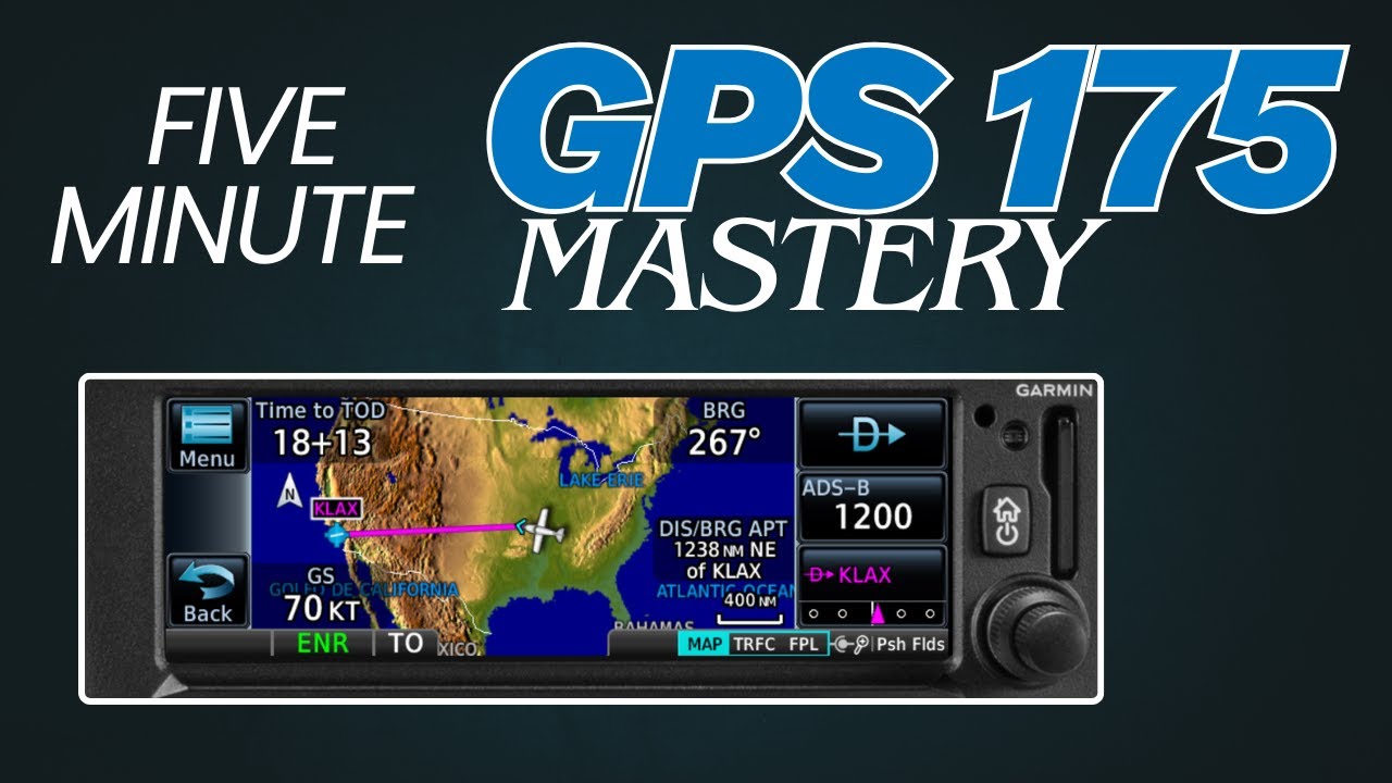 Освойте GPS-навигатор Garmin GPS 175 за 5 минут – краткое руководство.