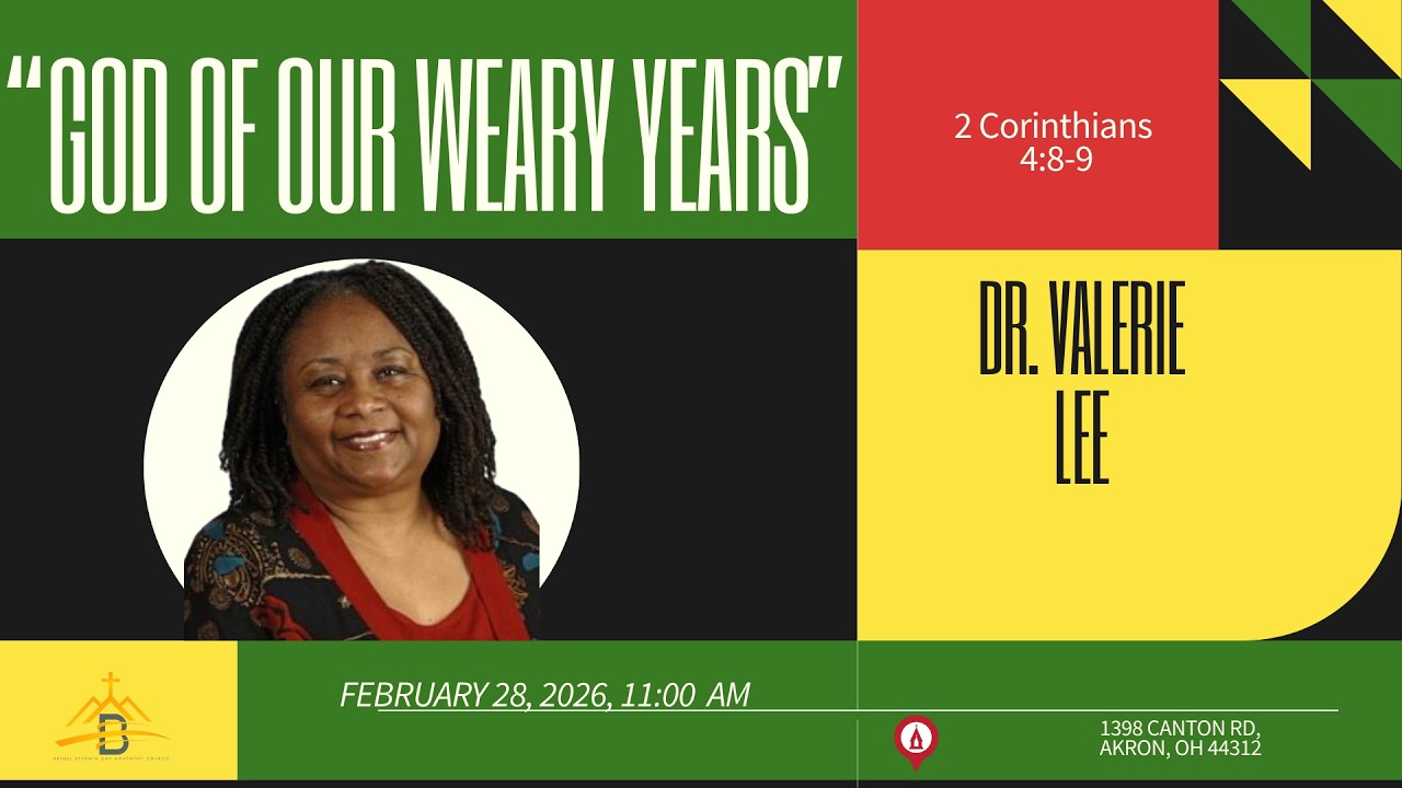 “God Of Our Weary Years” - Dr. Valerie Lee