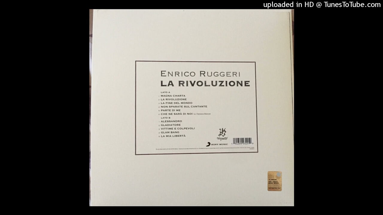 Enrico Ruggeri (feat  Francesco Bianconi) – Che ne sarà di noi