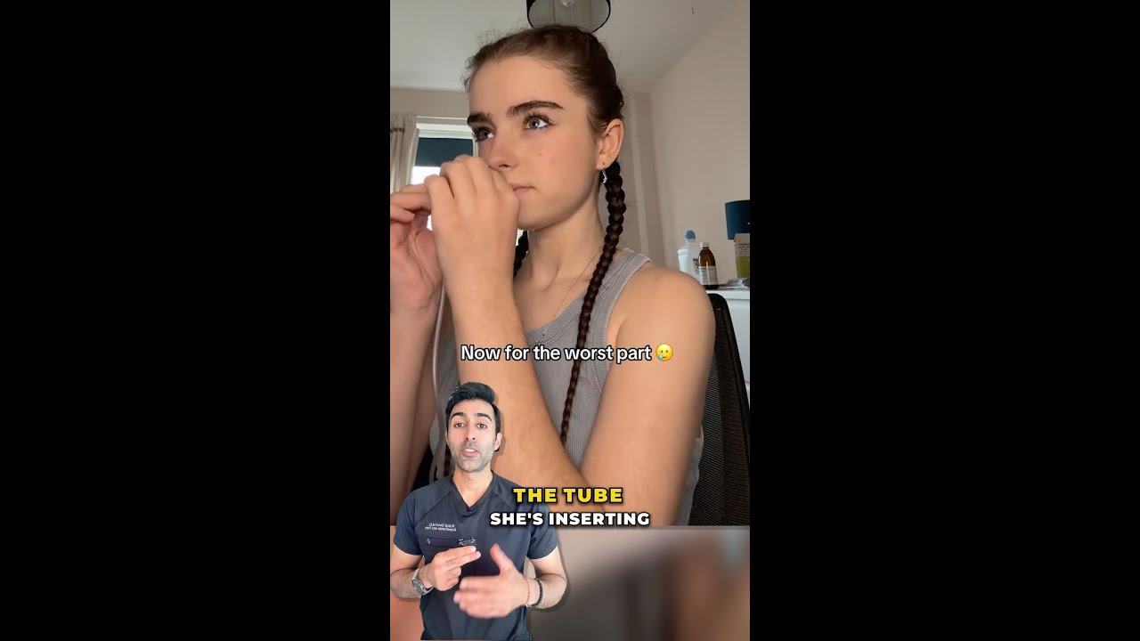 How This Tube Goes From The Nose To The Stomach