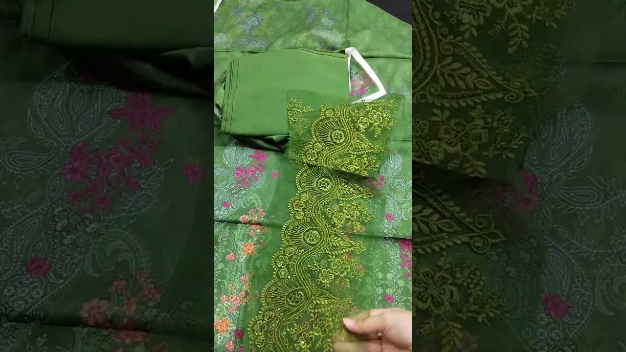 Gulljee Lawn Embroidered 3pc PRICE 3750 03433340396 #trending #onlineshopping #eidcollection 