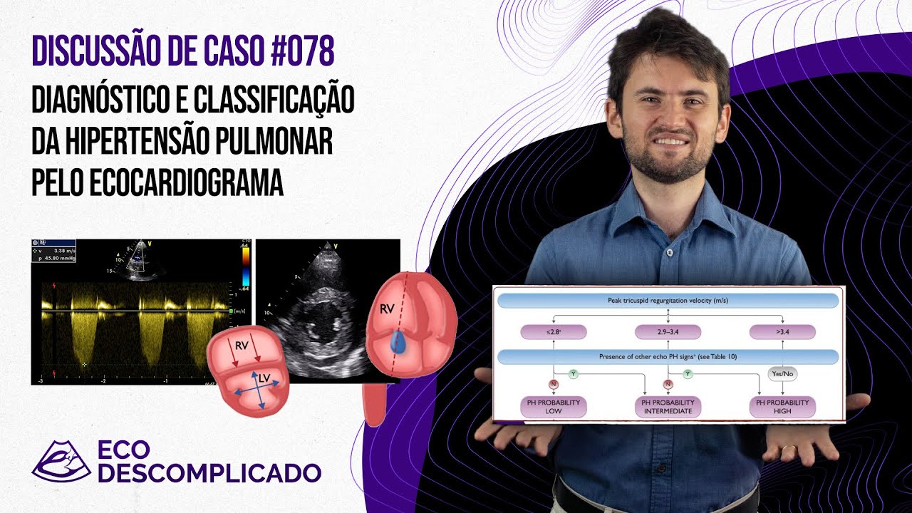 EcoDescomplicado - Discussão de caso #078 - Diagnóstico da Hipertensão Pulmonar com o Ecocardiograma