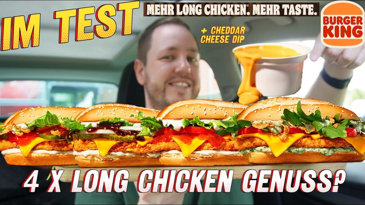 Burger King: Long Chicken Supreme, Hot Honey, Curry & Teriyaki im Test