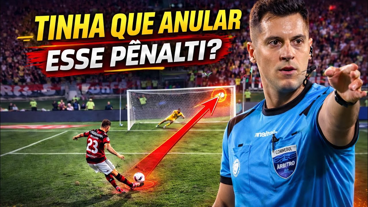 FOI PÊNALTI NO ARRASCAETA? E O PULGAR MERECIA SER EXPULSO? – FLAMENGO x LANUS [EXPLICADO]
