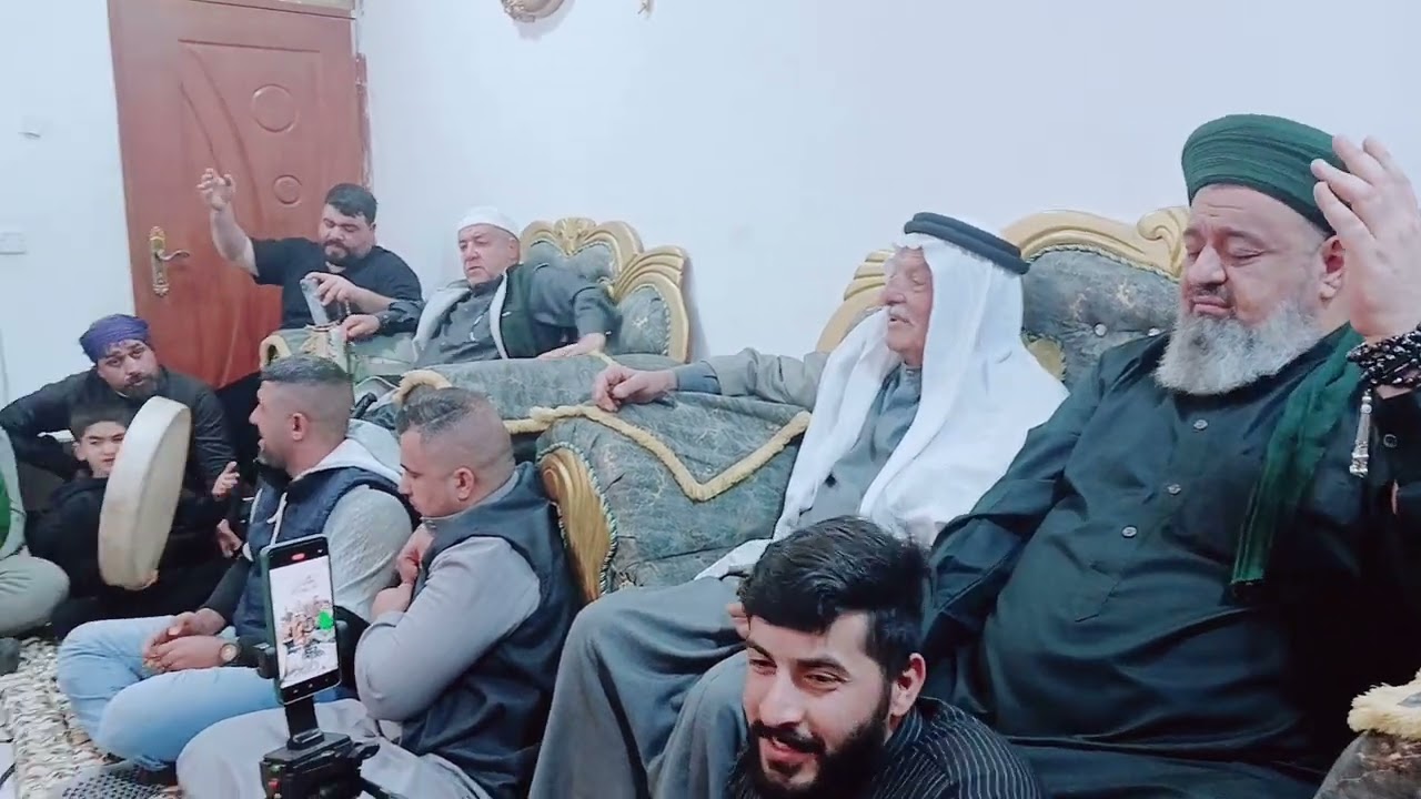 المداح صالح صباح الدراجي في تكية سيد بلال ابو شيبة قصيده على الإمام علي الهادي 