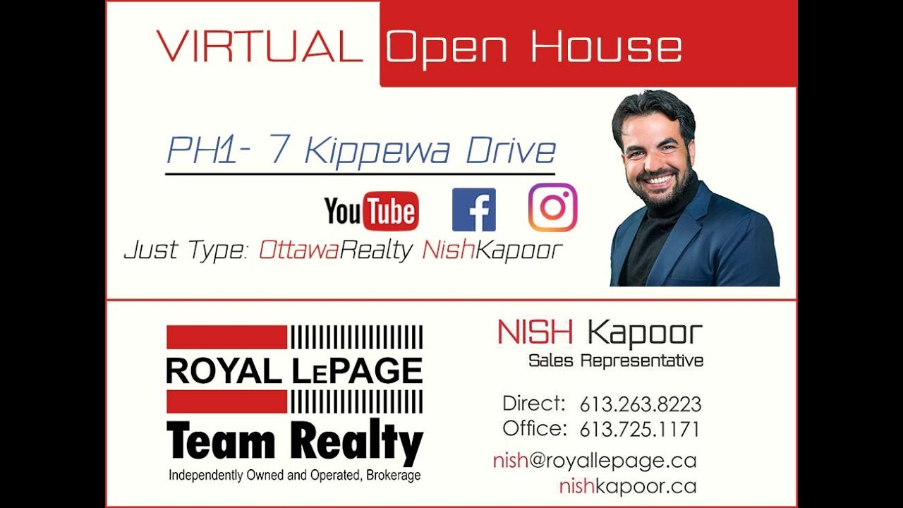 Virtual Tour Spacious Condo Dow's Lake Ottawa.