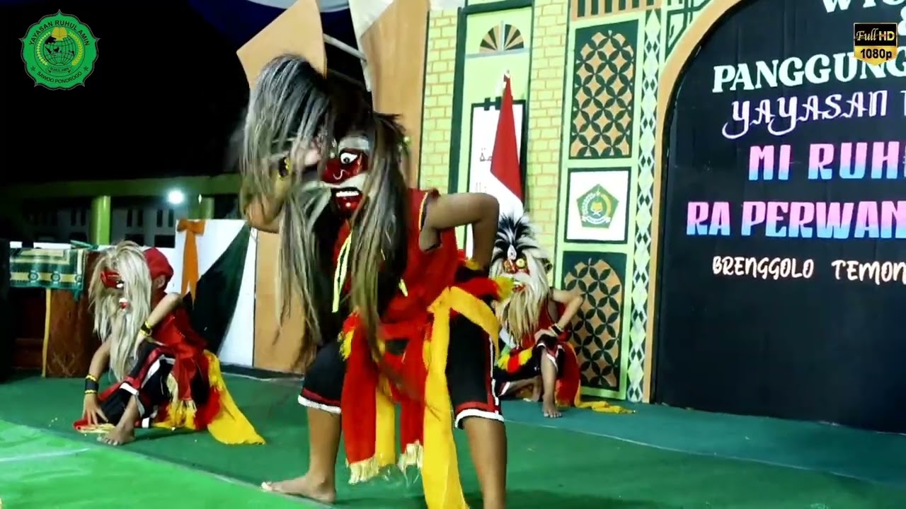 Tari Bujang Ganong|| MI Ruhul Amin|| Wisuda & Panggung Gembira 2021/2022 Yayasan Ruhul Amin