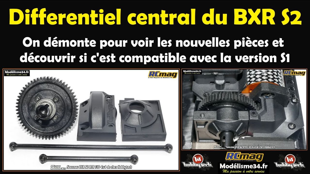 Différentiel central du nouveau BRX S2 - On démonte pour voir les nouvelles pièces