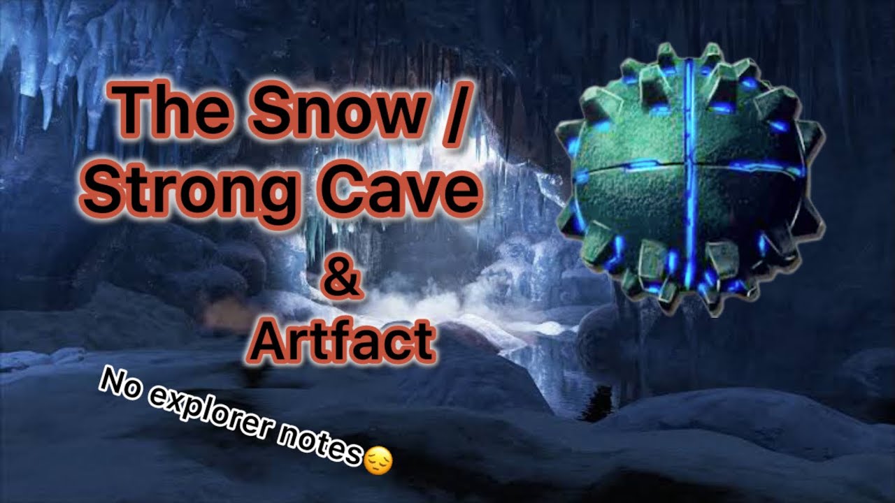 The Snow / Strong Cave Artifact quickrun | ARK ULTIMATE MOBILE EDITION