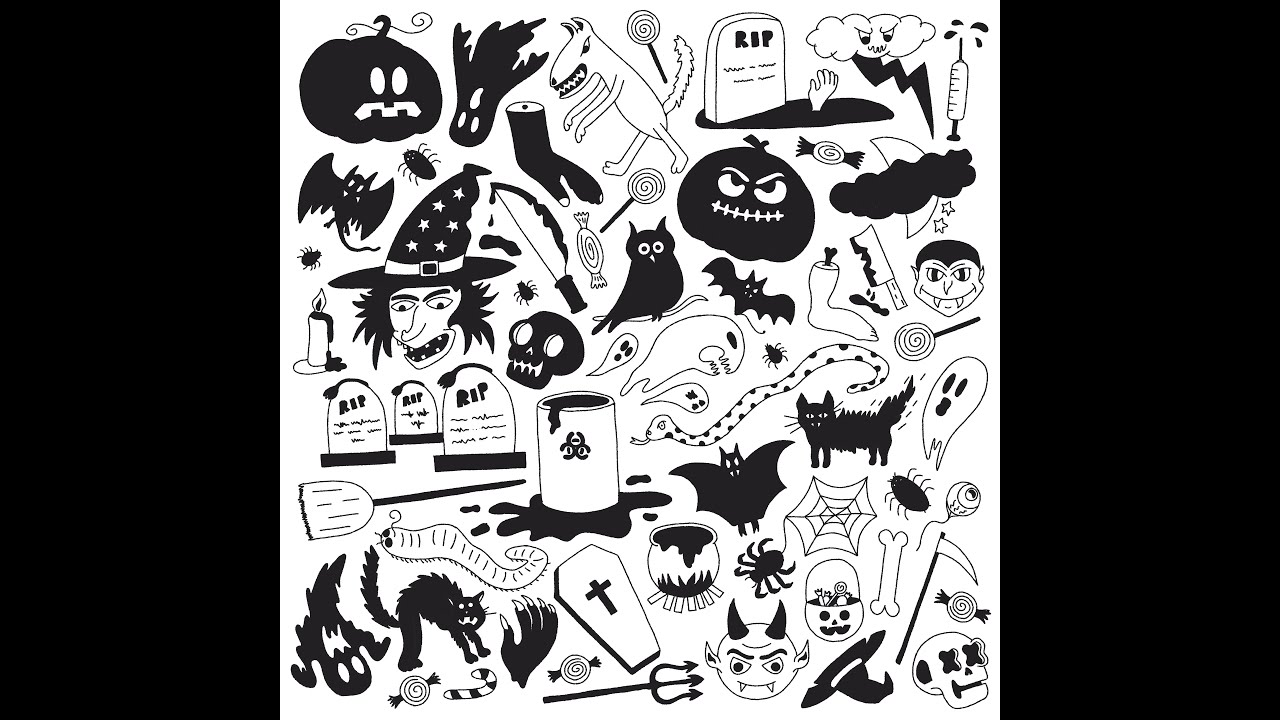Proces ilustratii Halloween 👻🎃