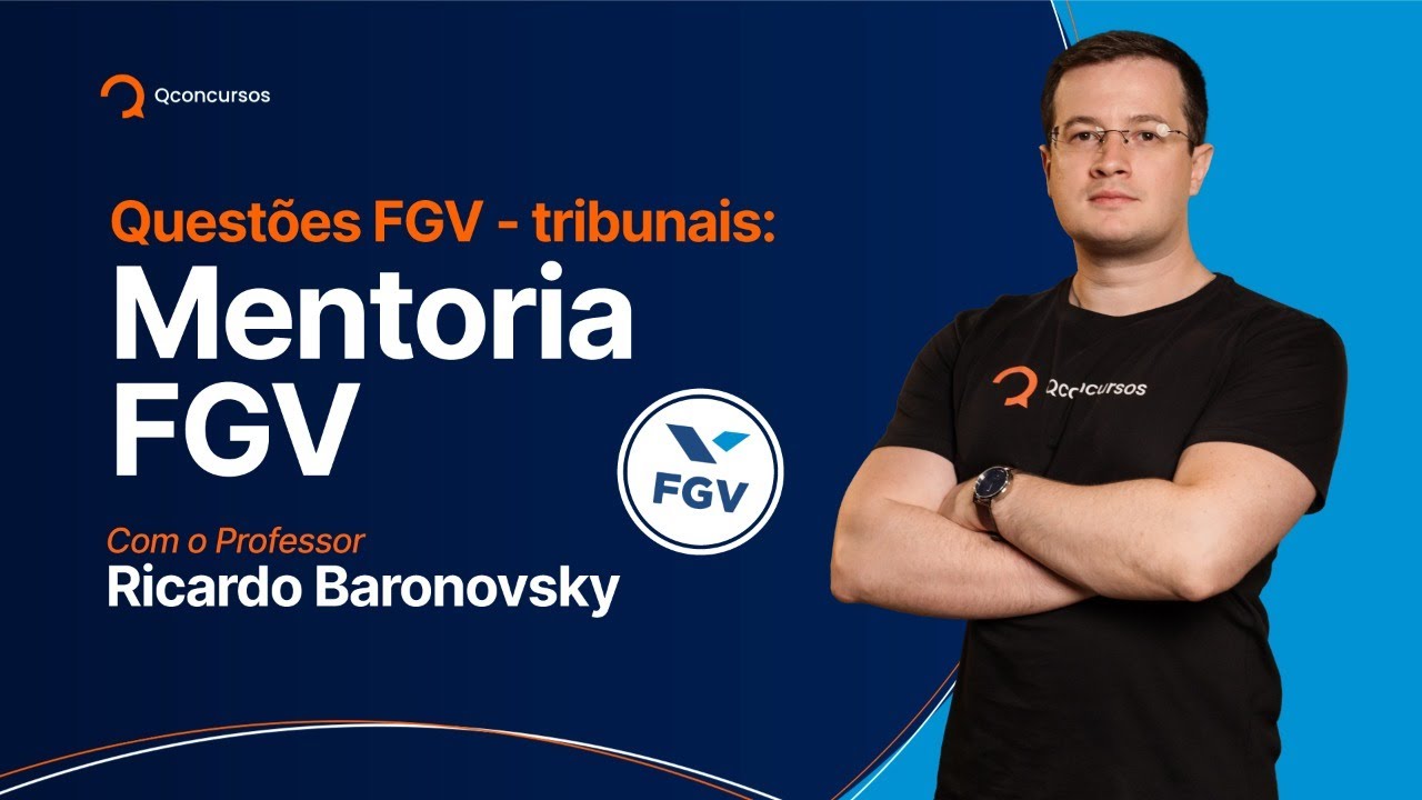 Concursos tribunais: como é a prova da FGV #aovivo