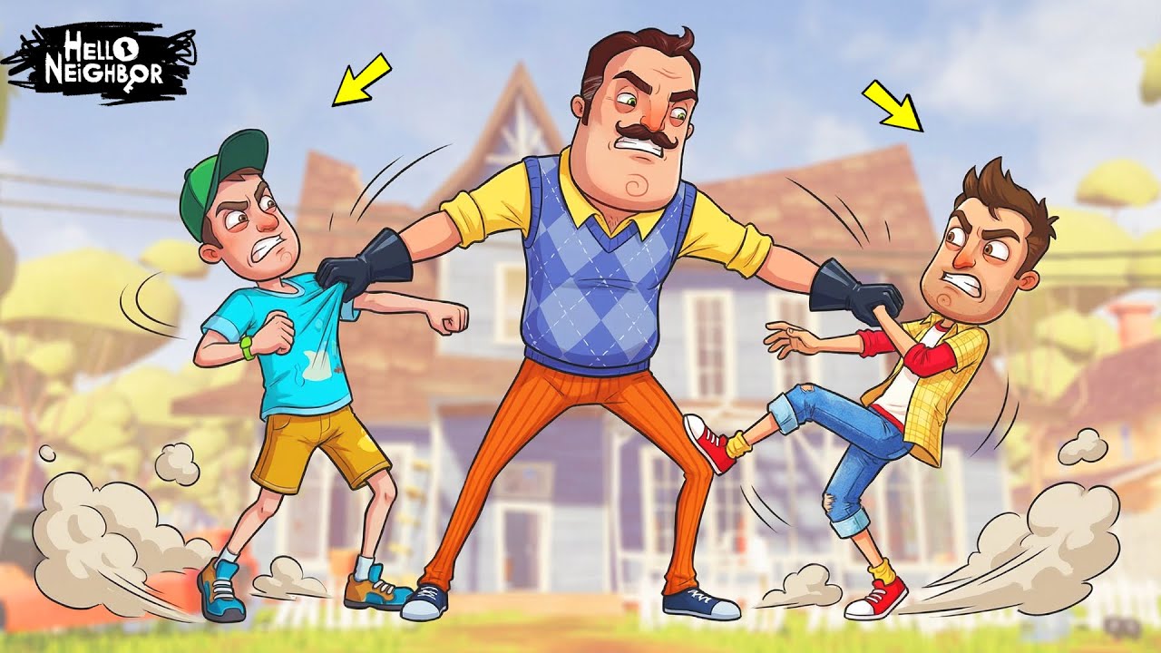 VERY DIFFICULT BUT VERY FUN GAMEPLAY 😱 Hello Neighbor Funny Mod