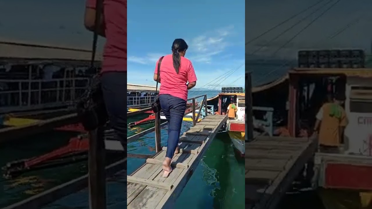Beautiful 🥰 sea and island 🏝️Catbalogan,Samar going to Daram,Samar  😁@