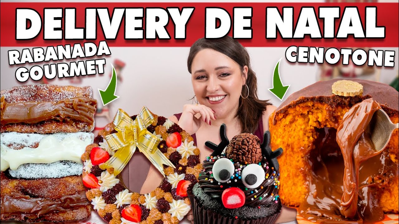 DELIVERY DE NATAL - Cenotone, Rabanada Gourmet, Guirlanda de Brownie e mais ✨ | Tábata Romero
