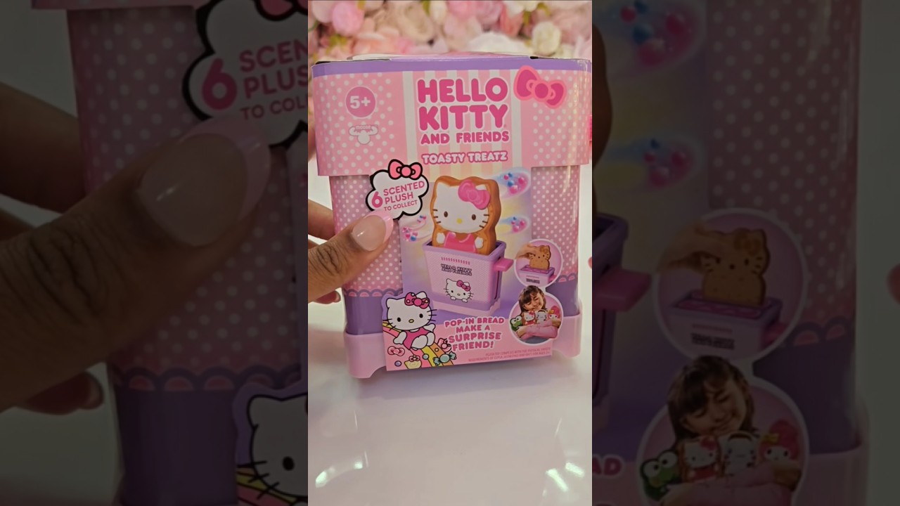 Hello Kitty And Friends Toasty Treatz! 😺 #asmr #hellokitty #cookeezmakery