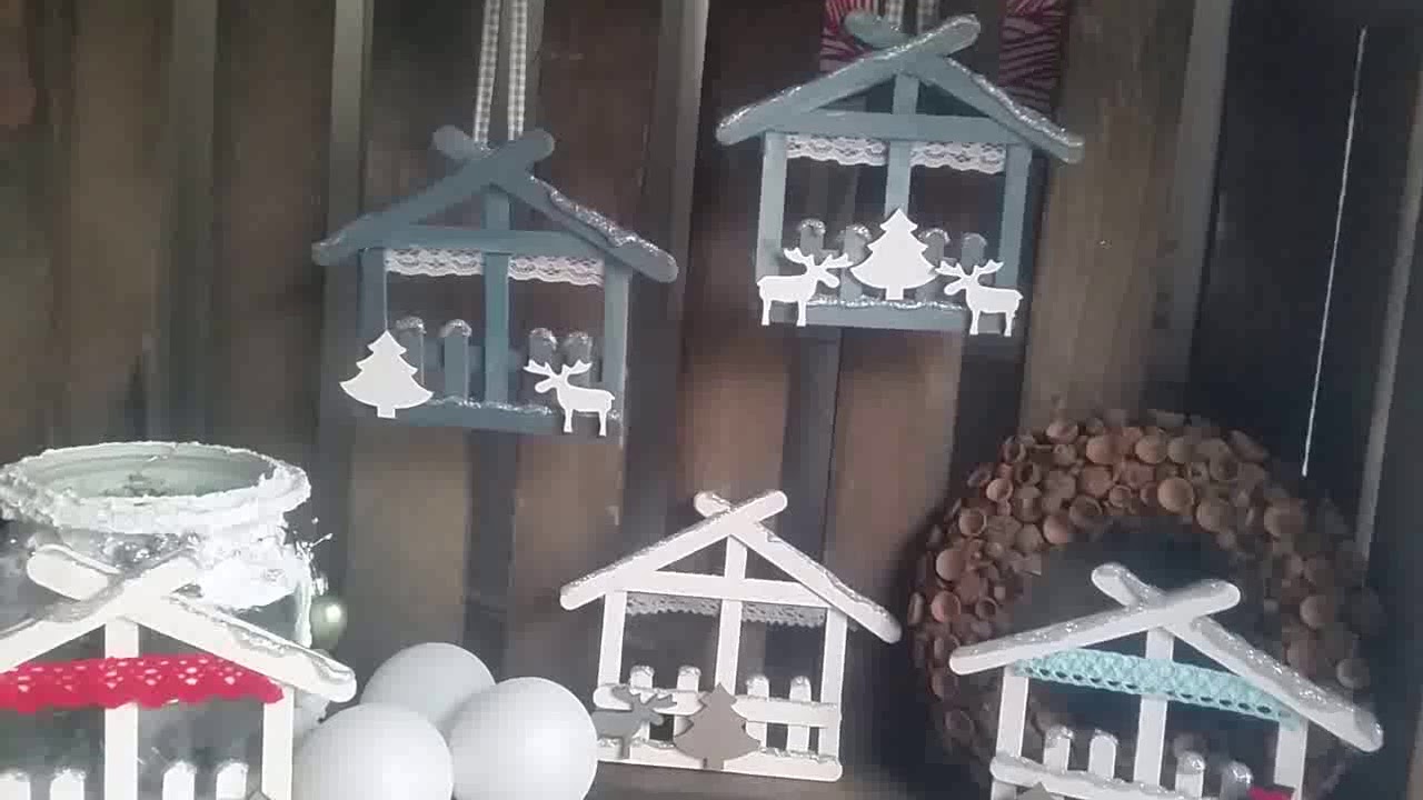 Winter Deko fürs Fenster basteln