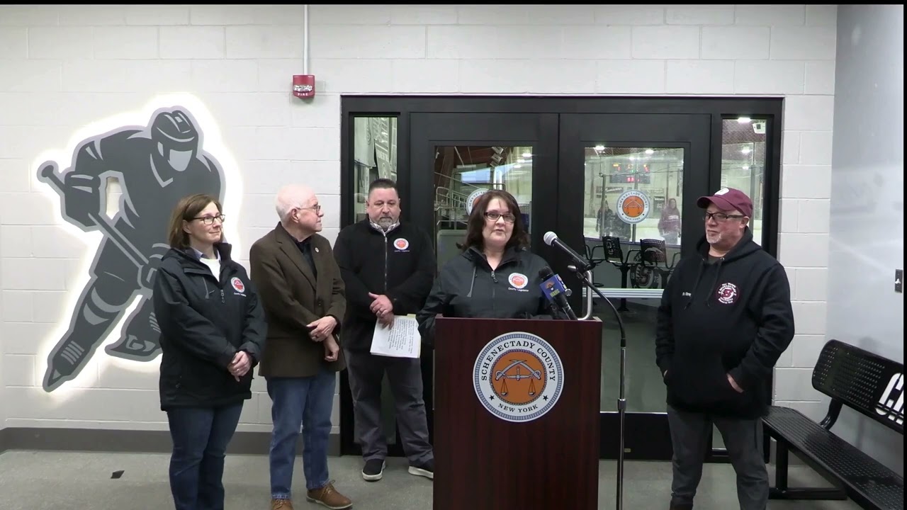 The Dedication of the Schenectady County Ray Wemple Memorial Ice Rink