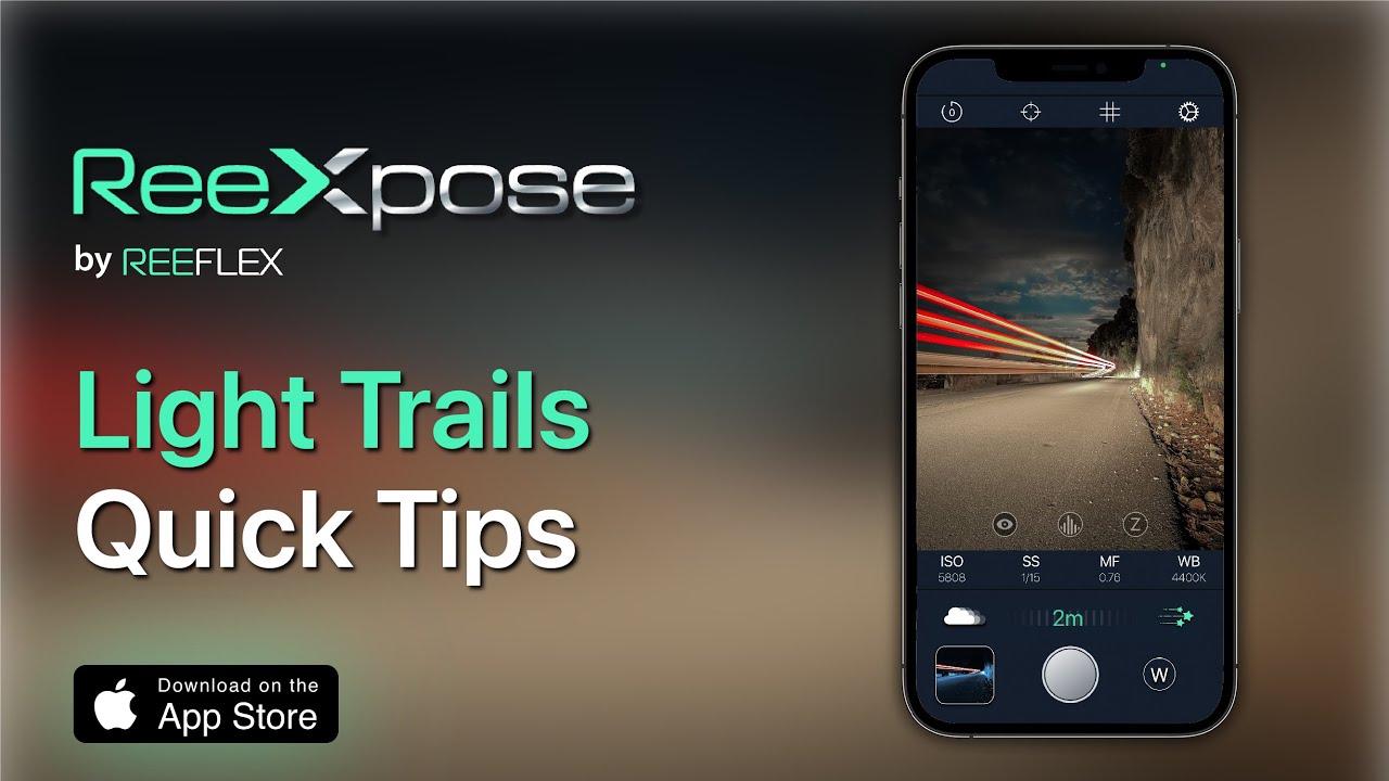 ReeXpose - RAW Long Exposure | Quick tips: Light Trails mode