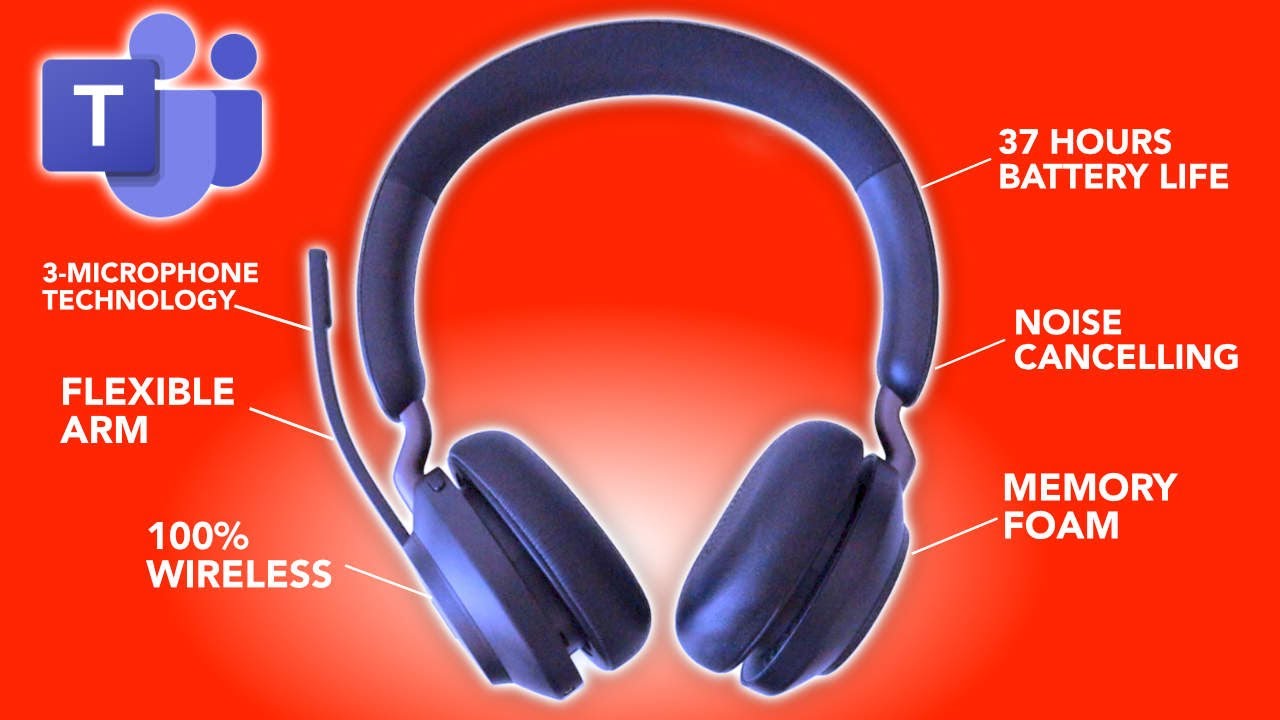 Jabra Evolve 2 65 Headset Review (BEST HEADSET to use for Microsoft Teams?)