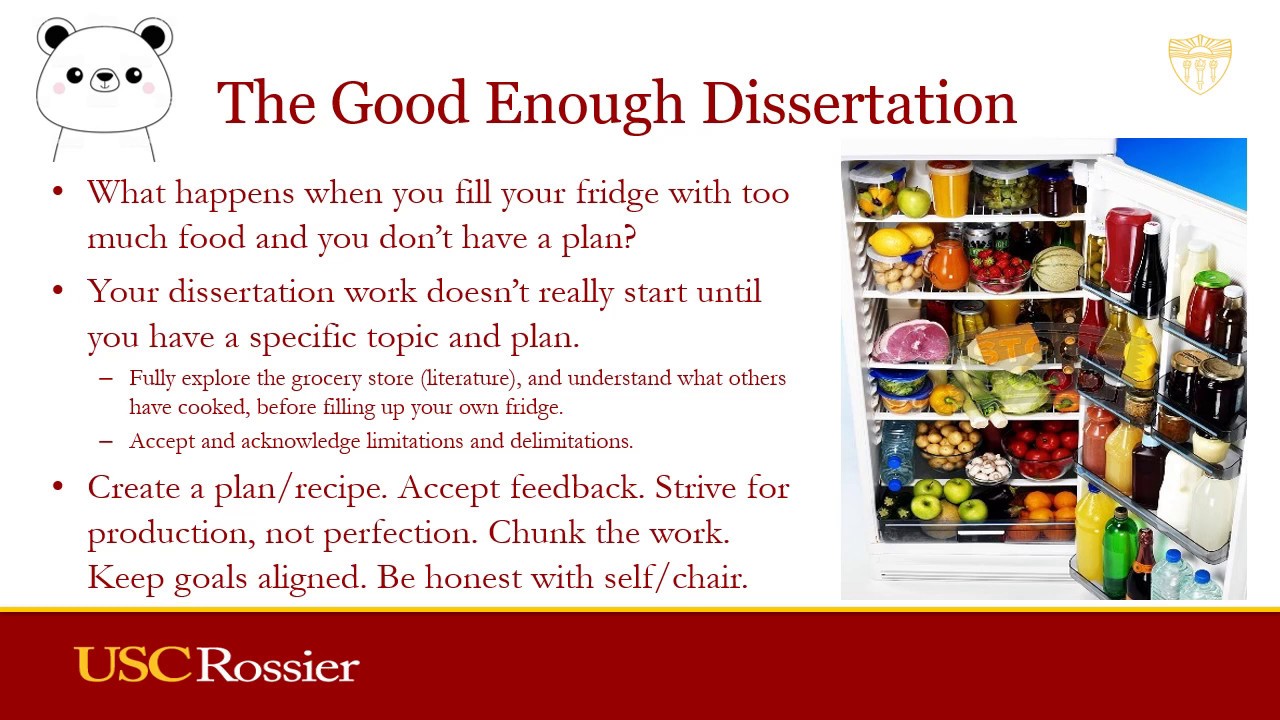 Strategies for Dissertation Progress