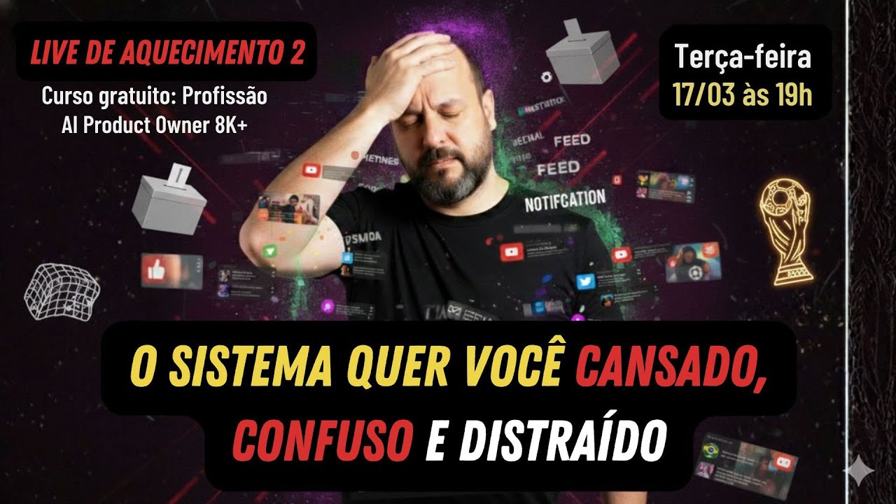 O sistema quer voc&ecirc; cansado, confuso e distra&iacute;do