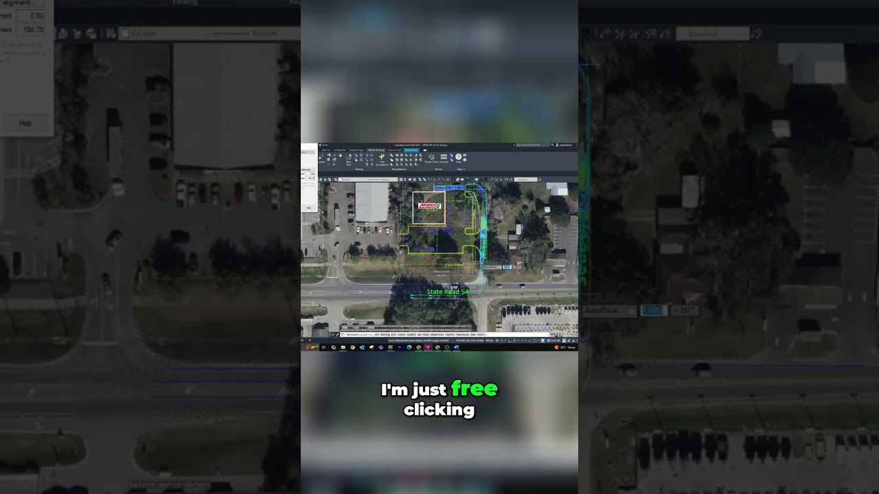 Truck's Final Exit: Road Alignment & Smooth Transition