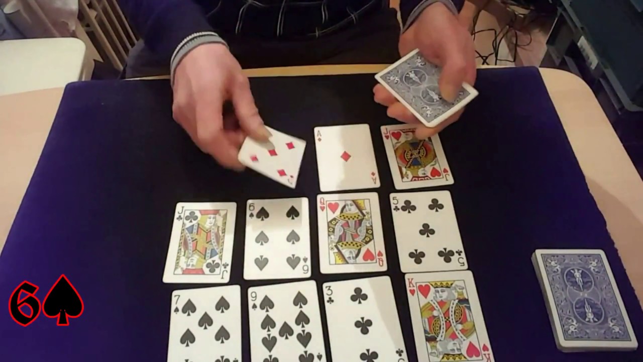 Easy Card Trick ...4x4...  Card Mat Tutorials