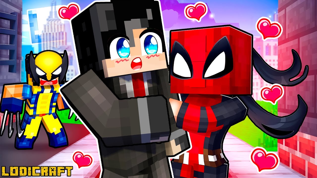 GIRL DEADPOOL has a CRUSH ON ME in Minecraft! (Tagalog)