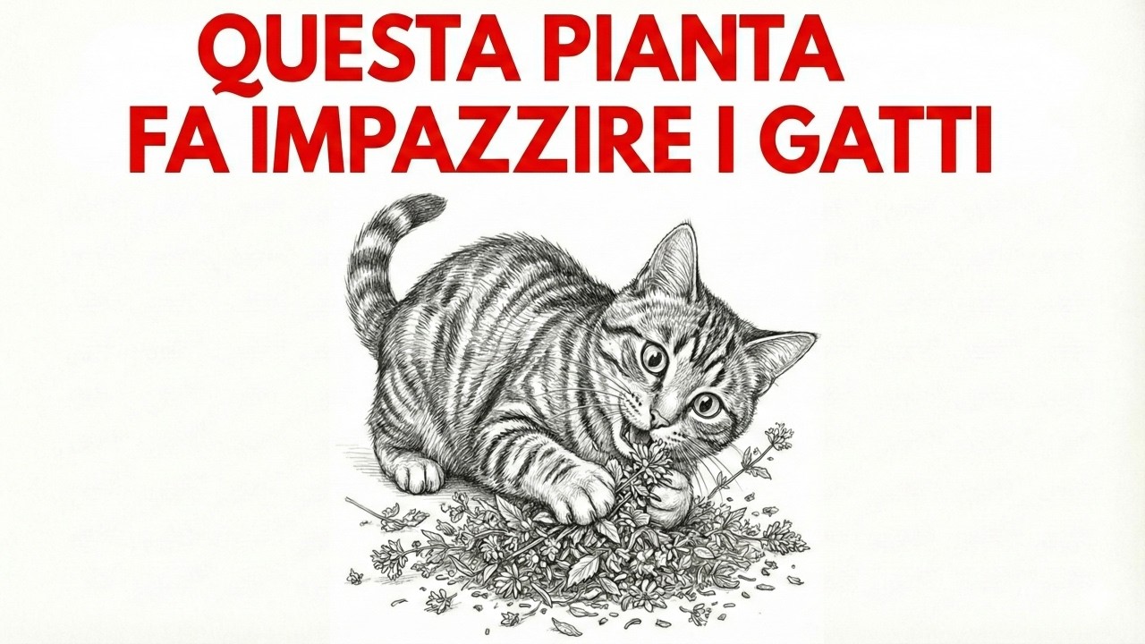 Questa pianta FA IMPAZZIRE i gatti. Ecco perchè