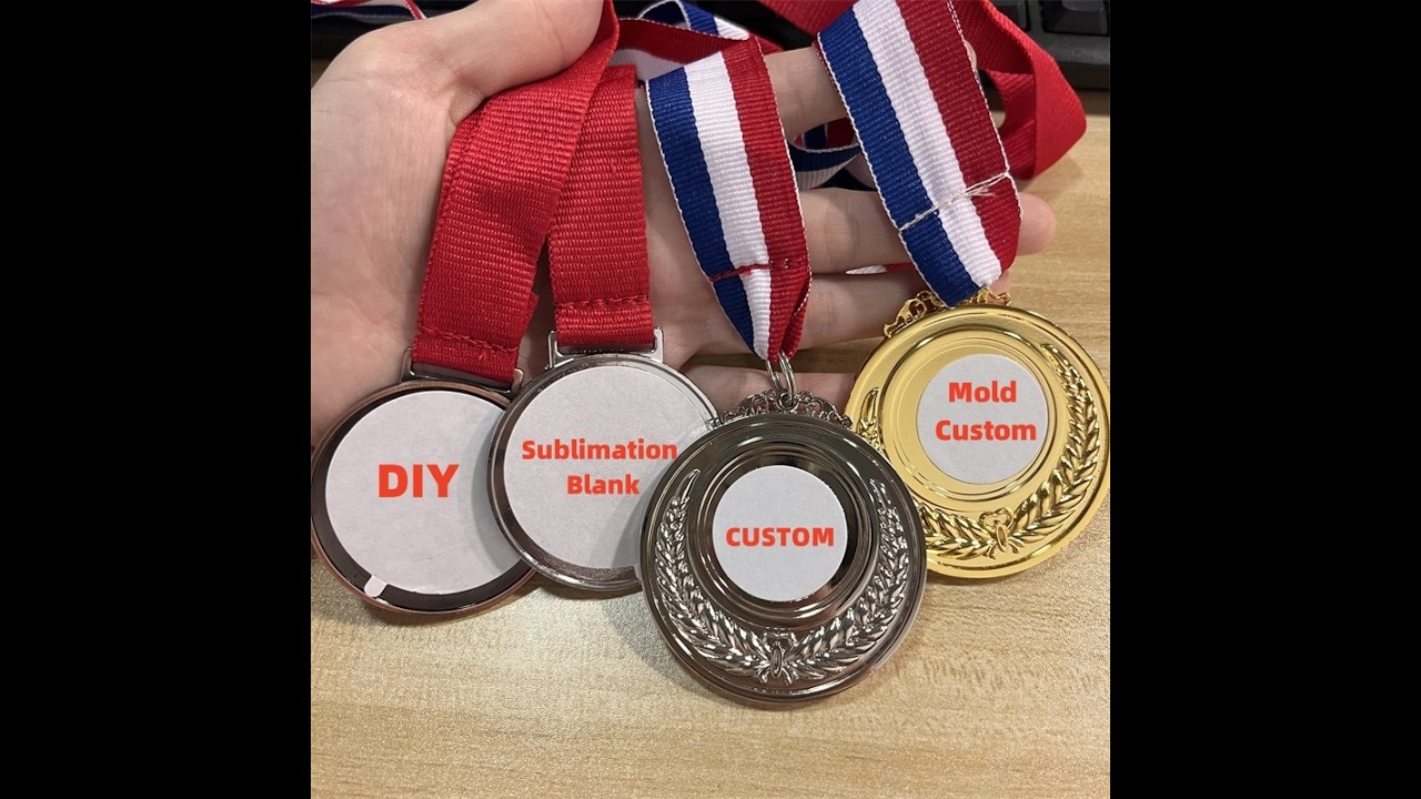 Factory Custom Sublimation Metal Medal