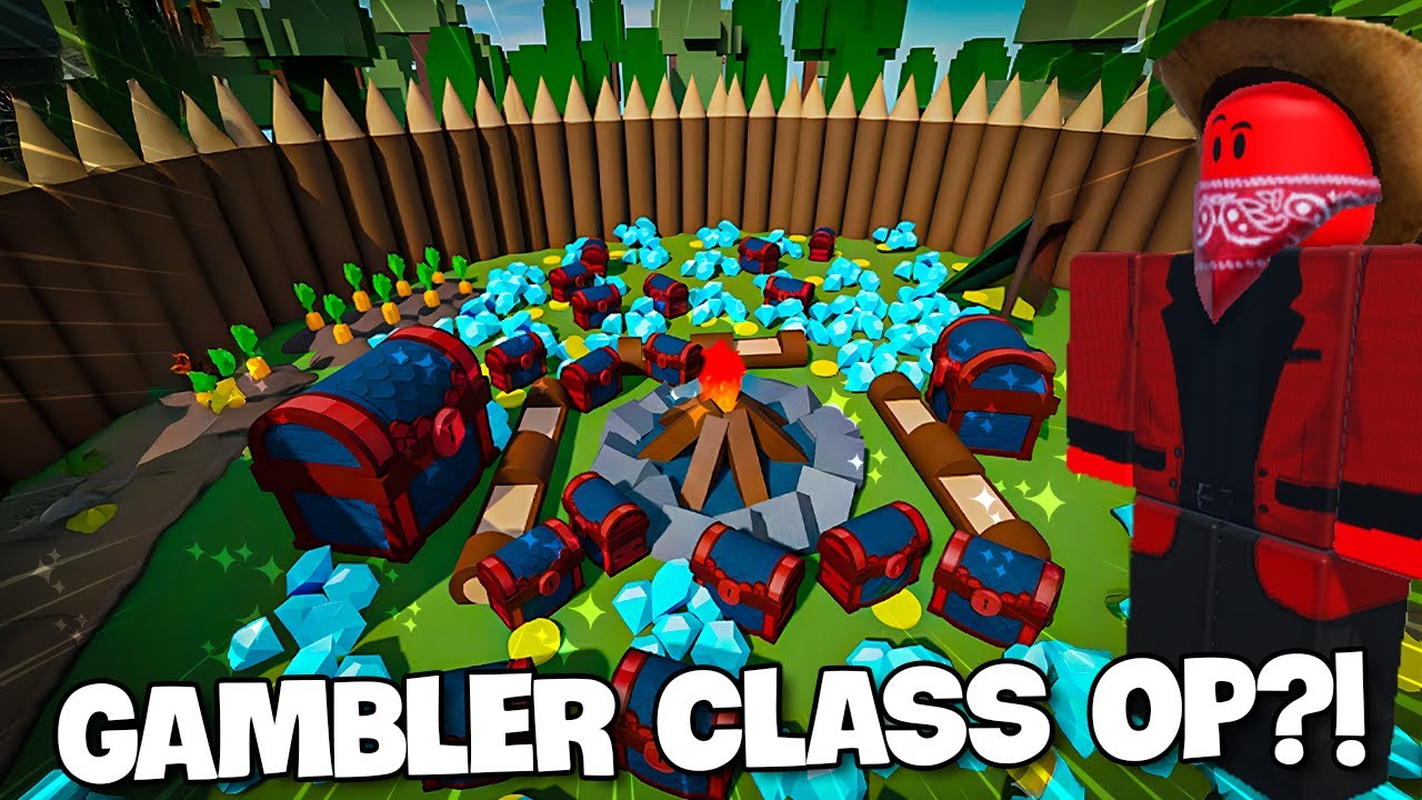New Gambler Class is TOO OP in 99 Nights in a Forest!