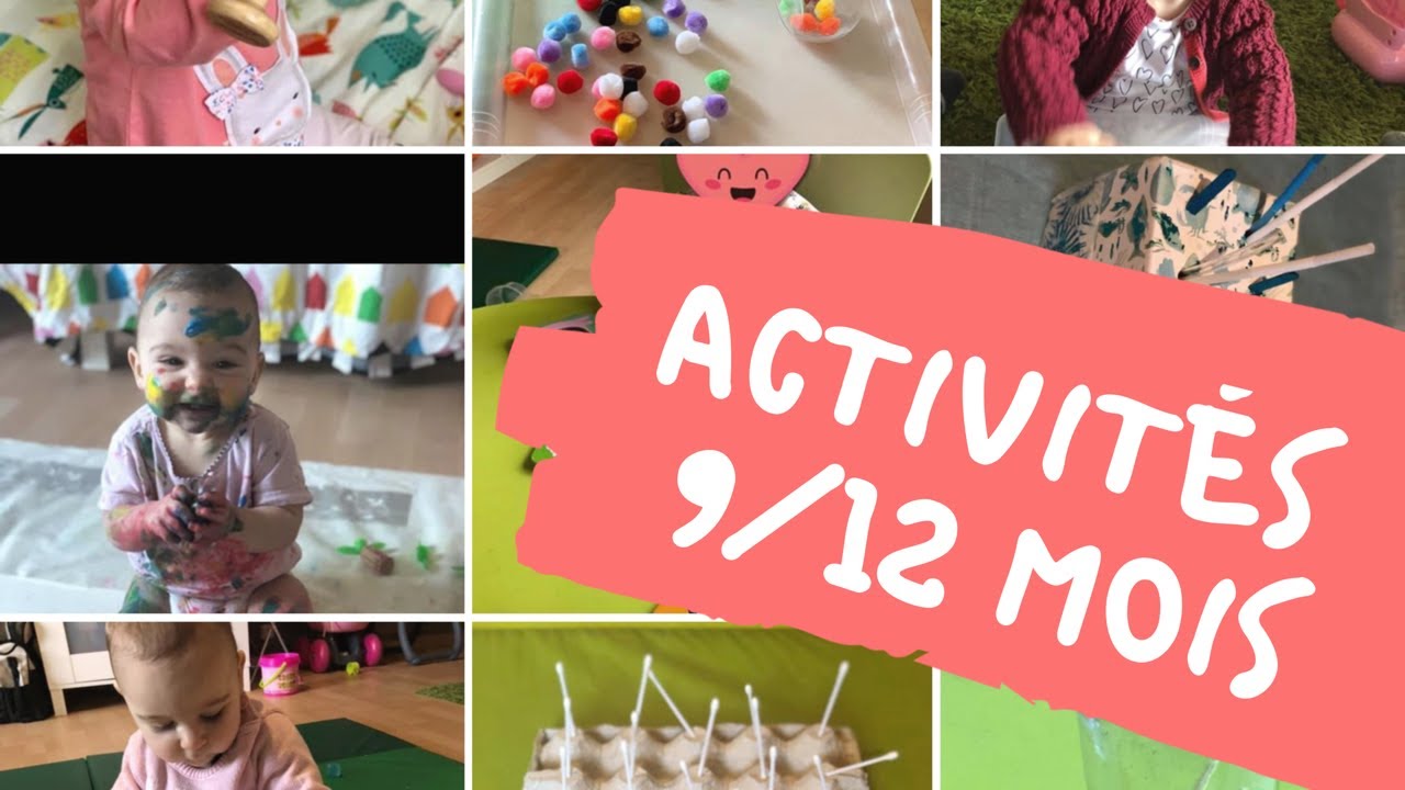 15 idées d'activités 12/18 mois