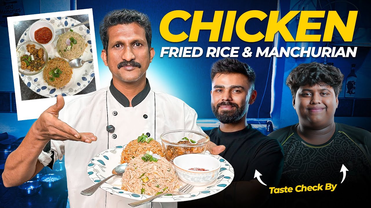 Manchurian CHICKEN Fried Rice! 🔥| First Time Non-Veg recipe!! | by Chef Harish Ji
