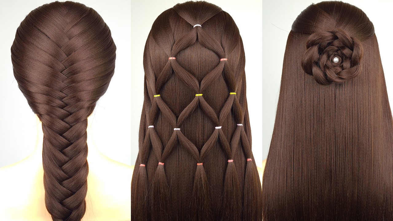 Simple Easy Hairstyle | New Hairstyle | Attractive Hairstyle | Hairstyle For Girls | Hair Tutorial