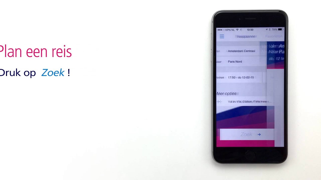 NS International plannen en bewaken van uw reis