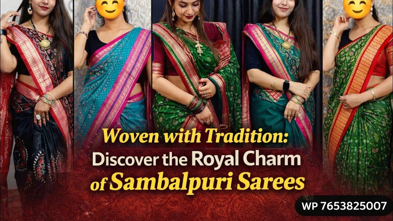 Woven with Tradition: Discover the Royal Charm of Sambalpuri SareesWP 7653825007||