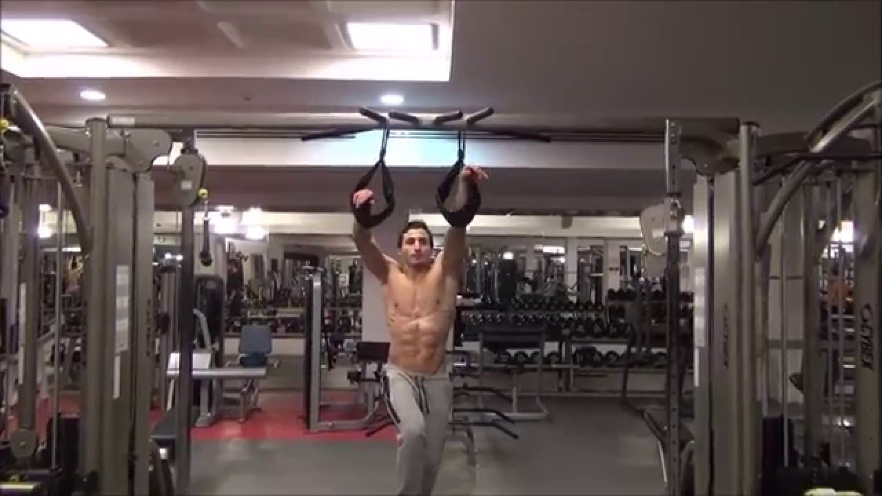 Yahya AK - Hanging Leg raise with weights for lower ABS