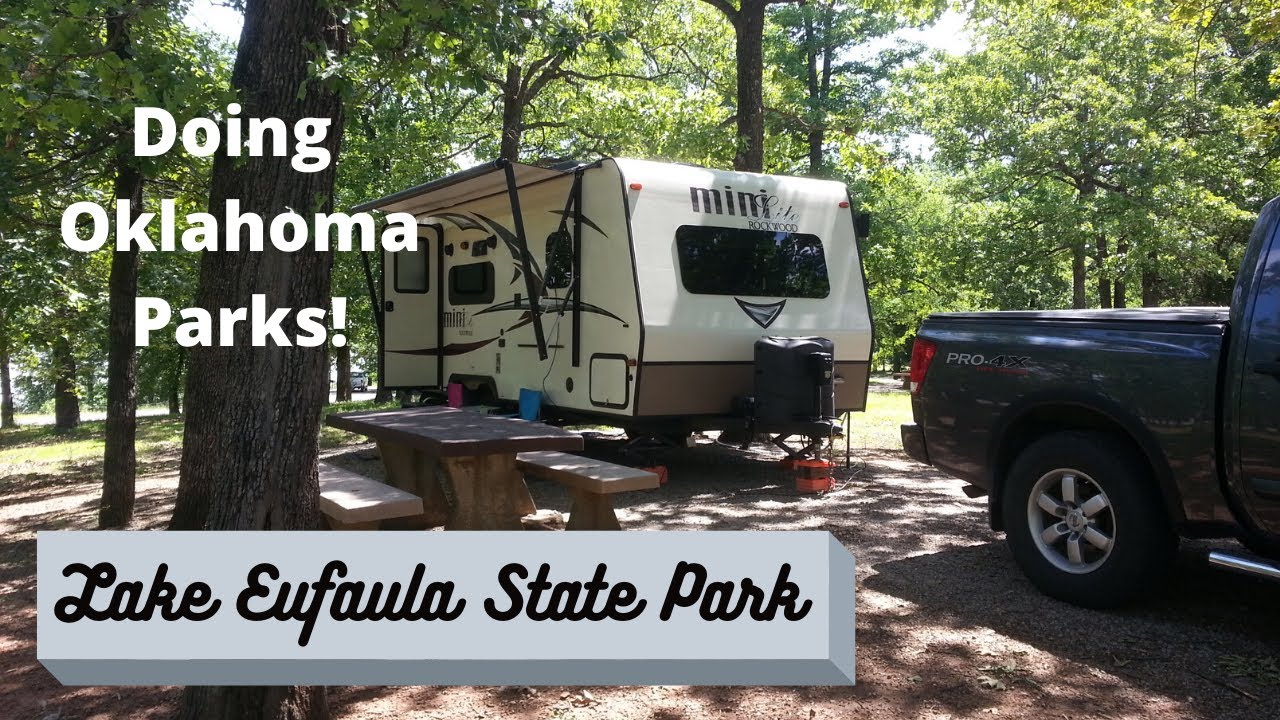 Practically surrounded by water.  Lots to do here as well. Lake Eufaula State Park OK