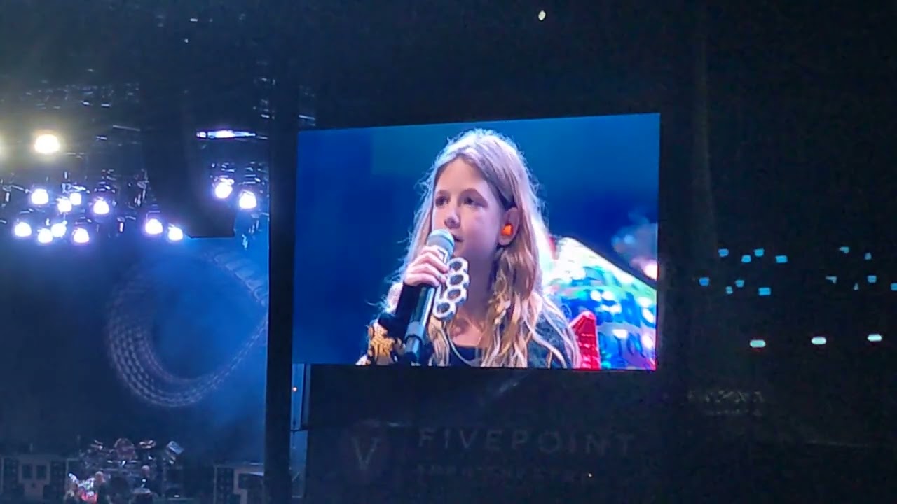 Five Finger Death Punch             Ivan's daughter Nova 10th birthday on stage in Irvine