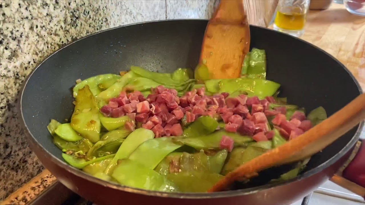 Tirabeques con huevo poché | Cocina con Matafú