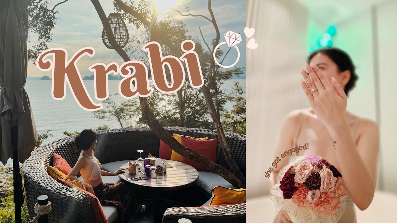 krabi vlog • the proposal ~ staying in a luxury resort, phi phi islands & maya bay tour!